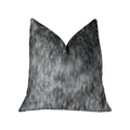 Plutus Wild Gray Wolf Gray White Handmade Luxury Pillow