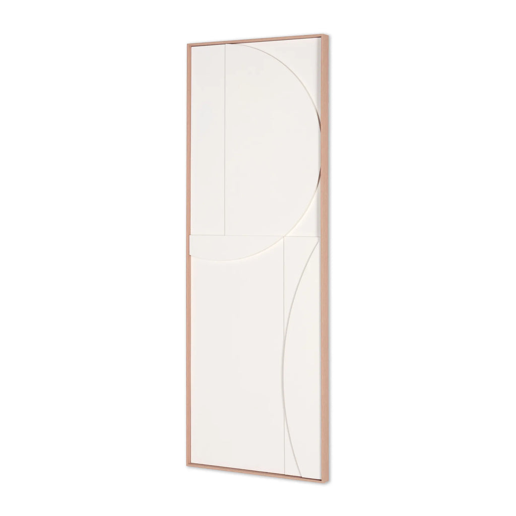Minimalist Geo Brown Shadowbox Wall Art — view 4