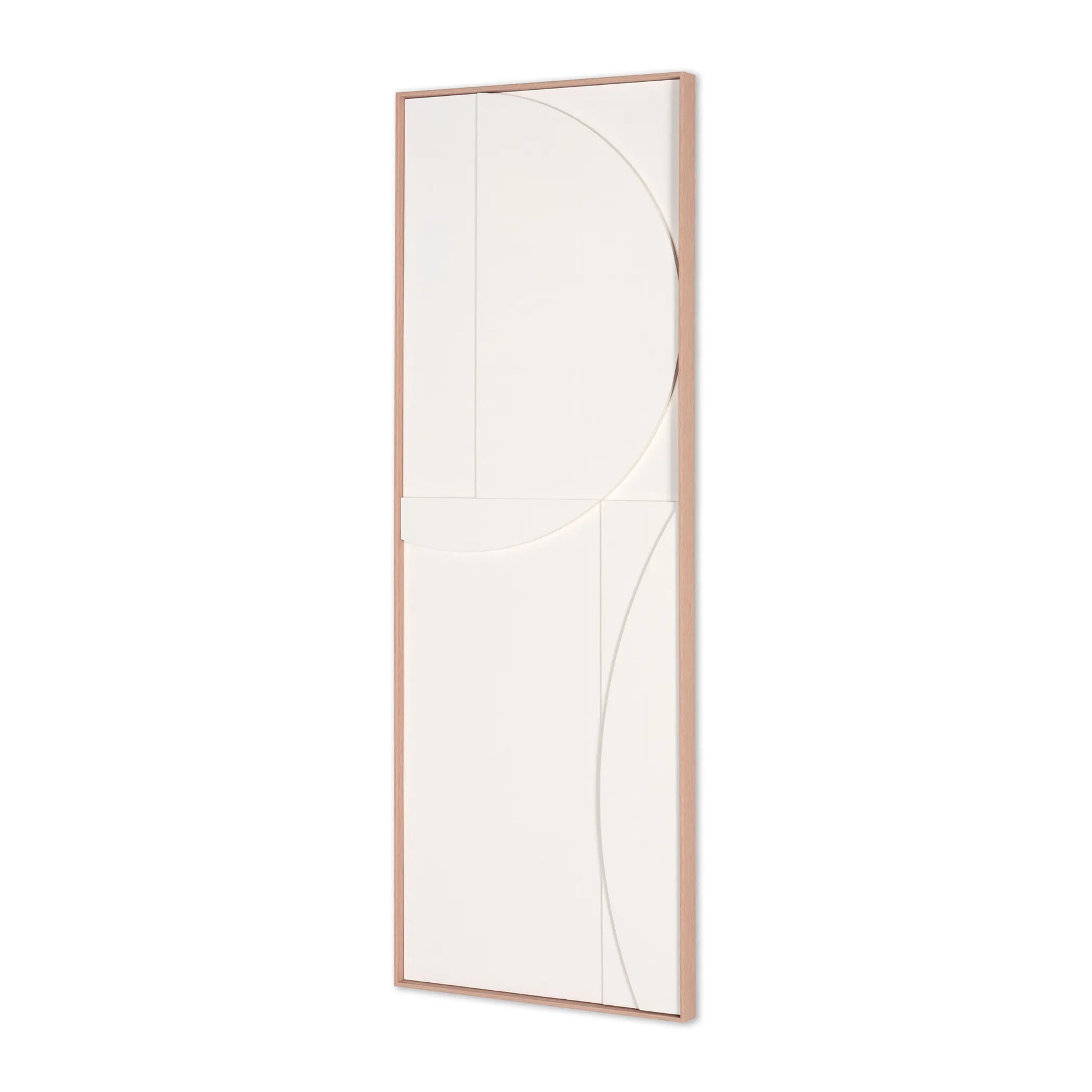 Minimalist Geo Brown Shadowbox Wall Art — view 4