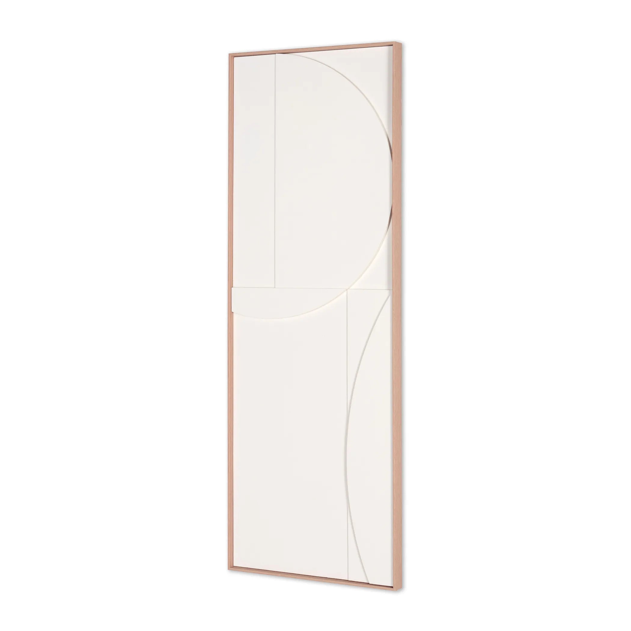 Minimalist Geo Brown Shadowbox Wall Art — view 4