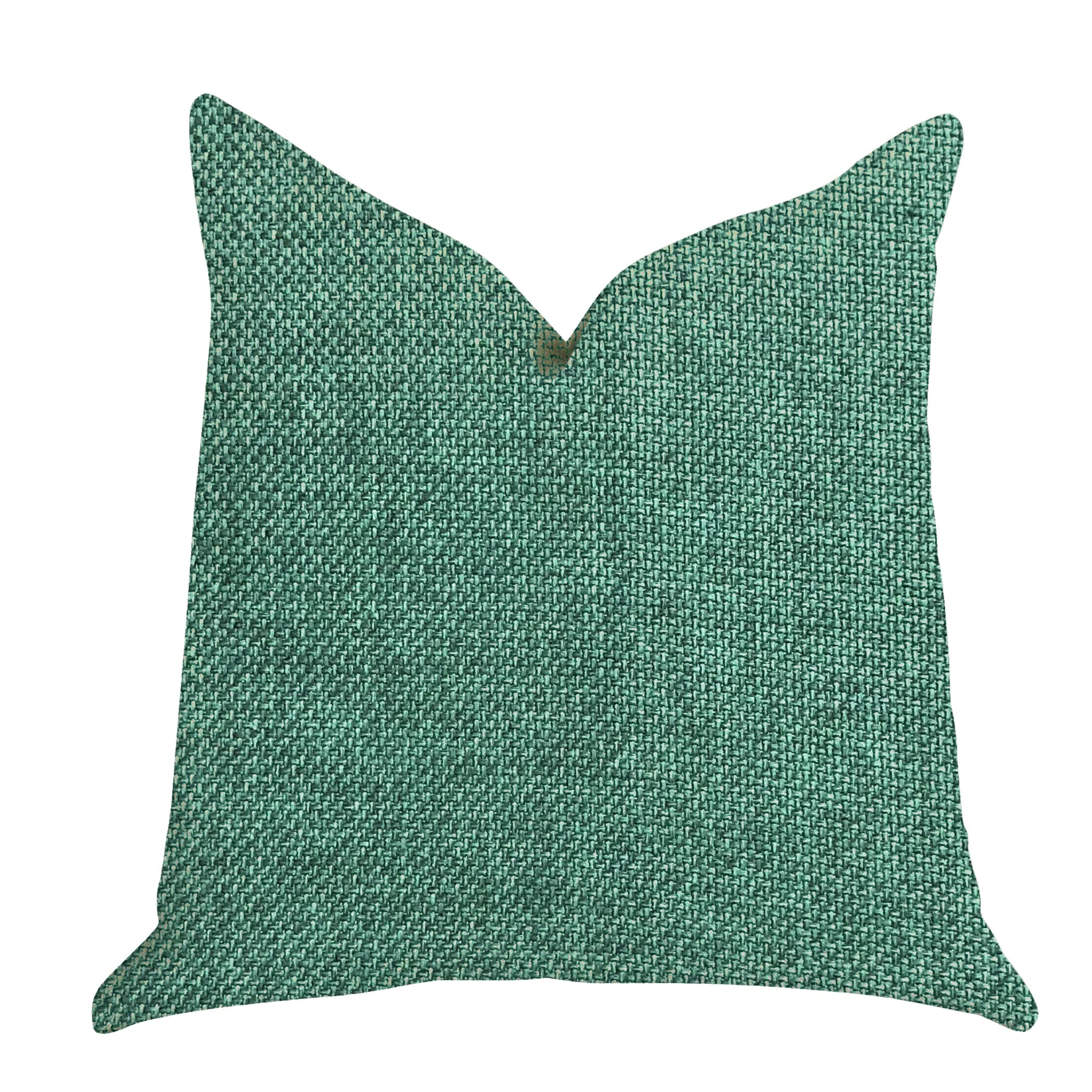 Plutus Grass Seed Luxury Throw Pillow in Green