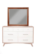 Flynn Mid Century Modern Two Tone Mirror