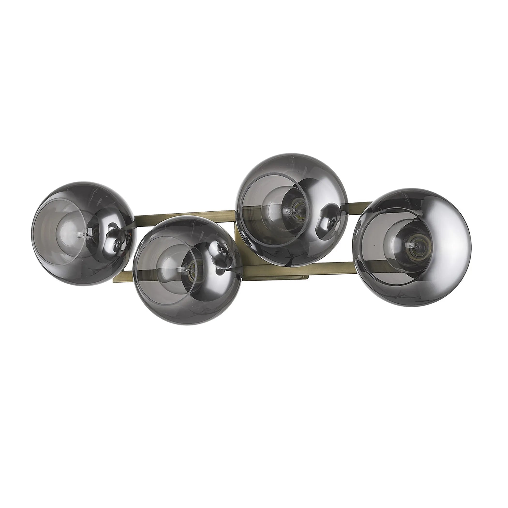 Lunette 4-Light Aged Brass Sconce — view 2
