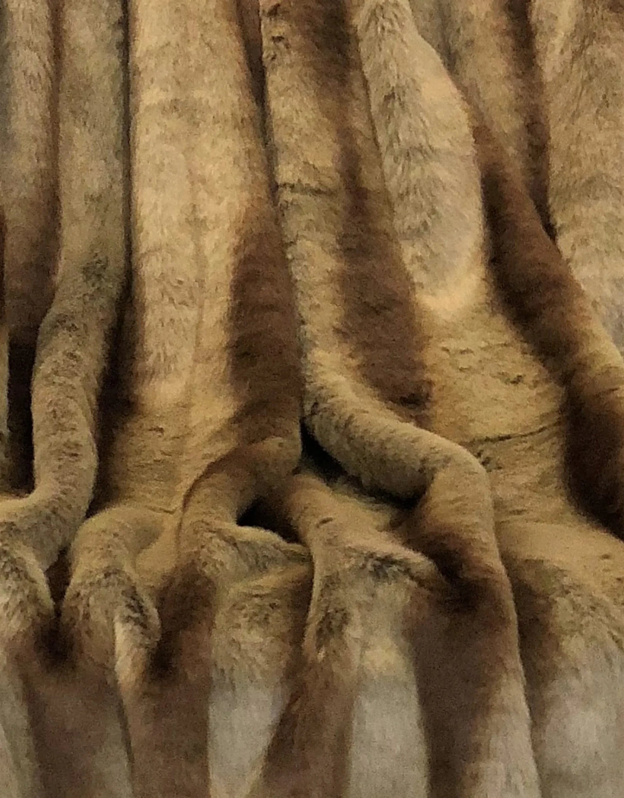 Plutus Sheared Faux Chinchilla Luxury Throw — view 3