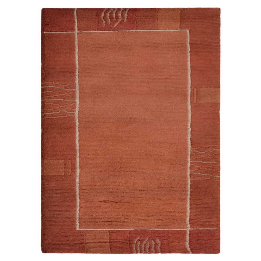 Rugsotic Carpets Hand Knotted Tibbati Wool Area Rug Contemporary — view 2