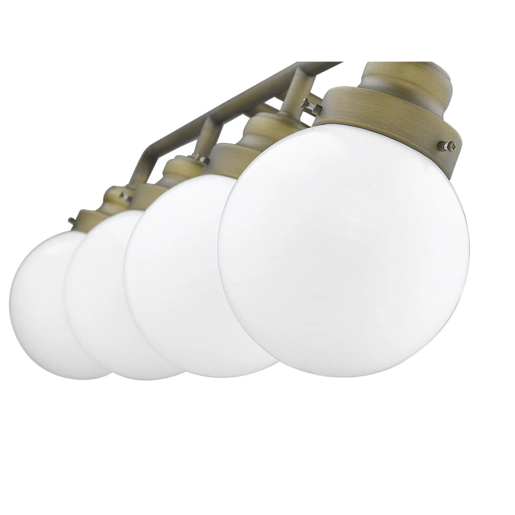 Portsmith 4-Light Raw Brass Vanity — view 4