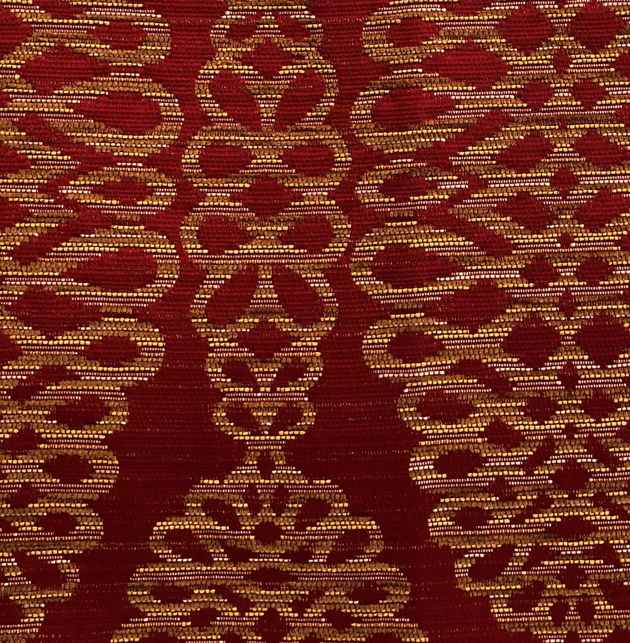 Plutus Sweet Henna Luxury Throw Pillow in Red and Gold — view 3