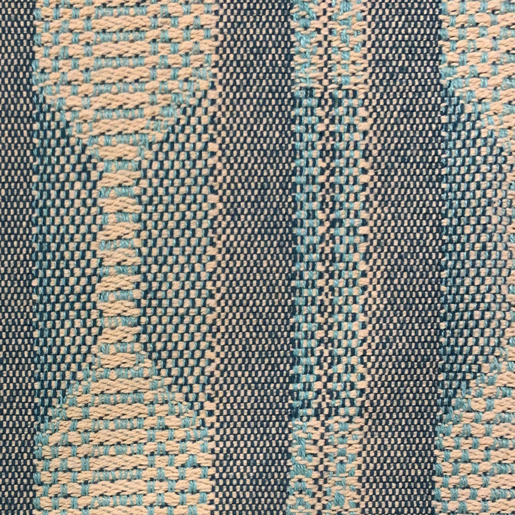 Plutus Blue Lake Stripe Luxury Throw Pillow — view 4