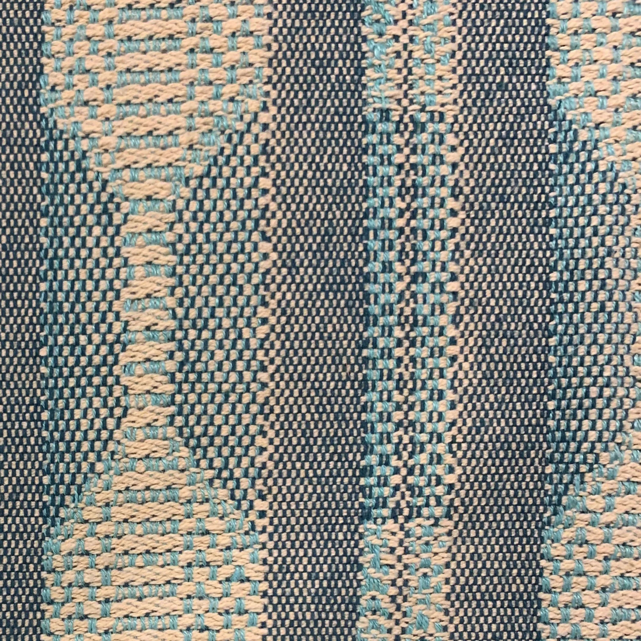 Plutus Blue Lake Stripe Luxury Throw Pillow — view 4