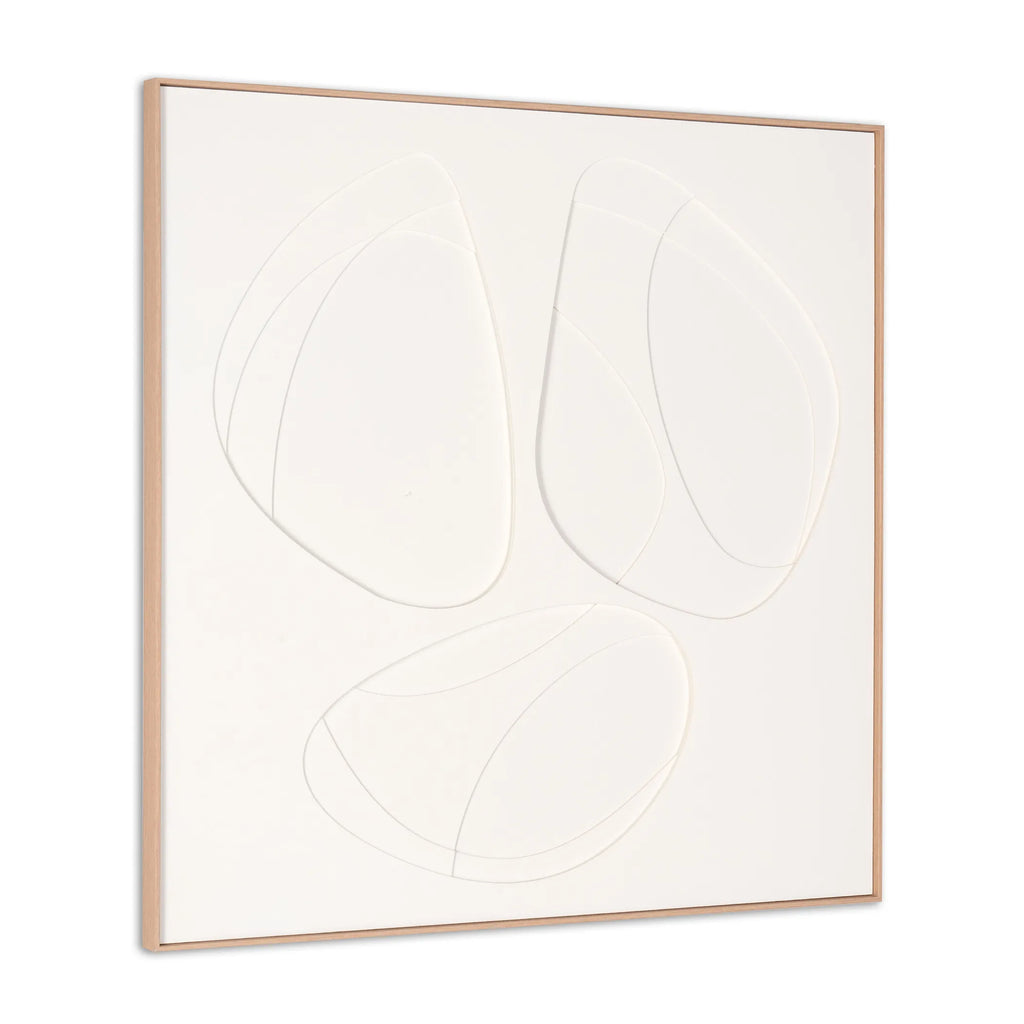 Geo Trio Brown Shadowbox Wall Art — view 3