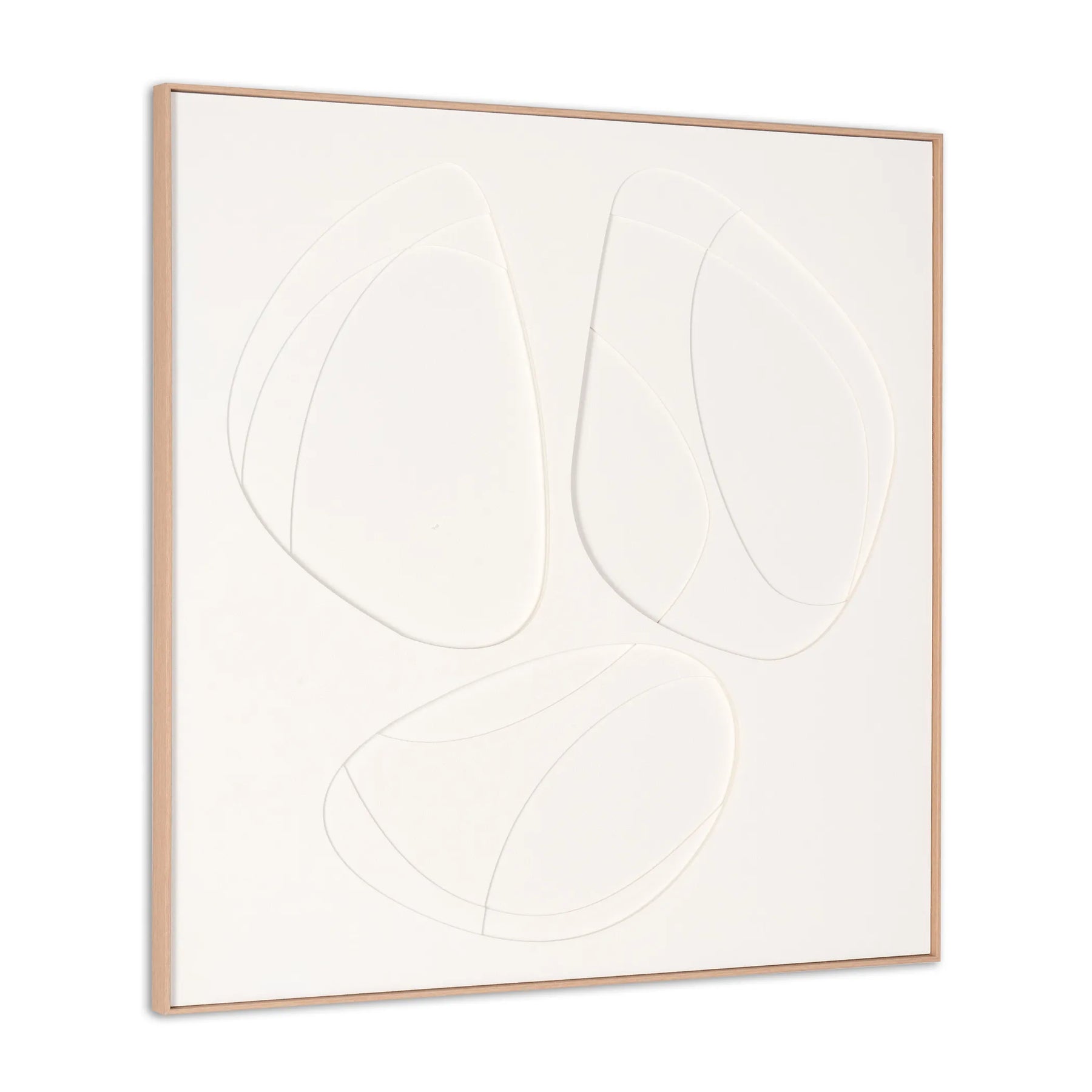 Geo Trio Brown Shadowbox Wall Art — view 3