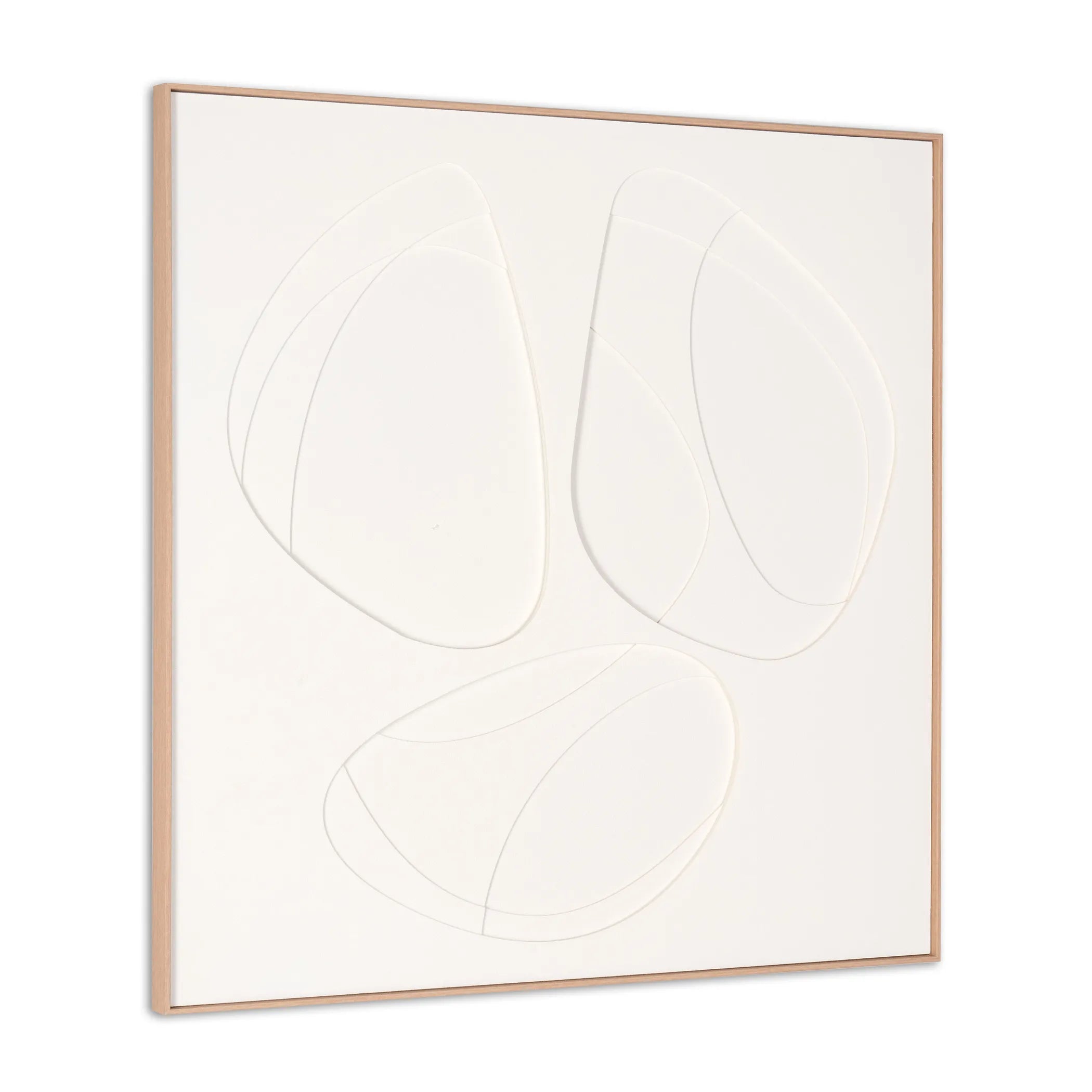 Geo Trio Brown Shadowbox Wall Art — view 3