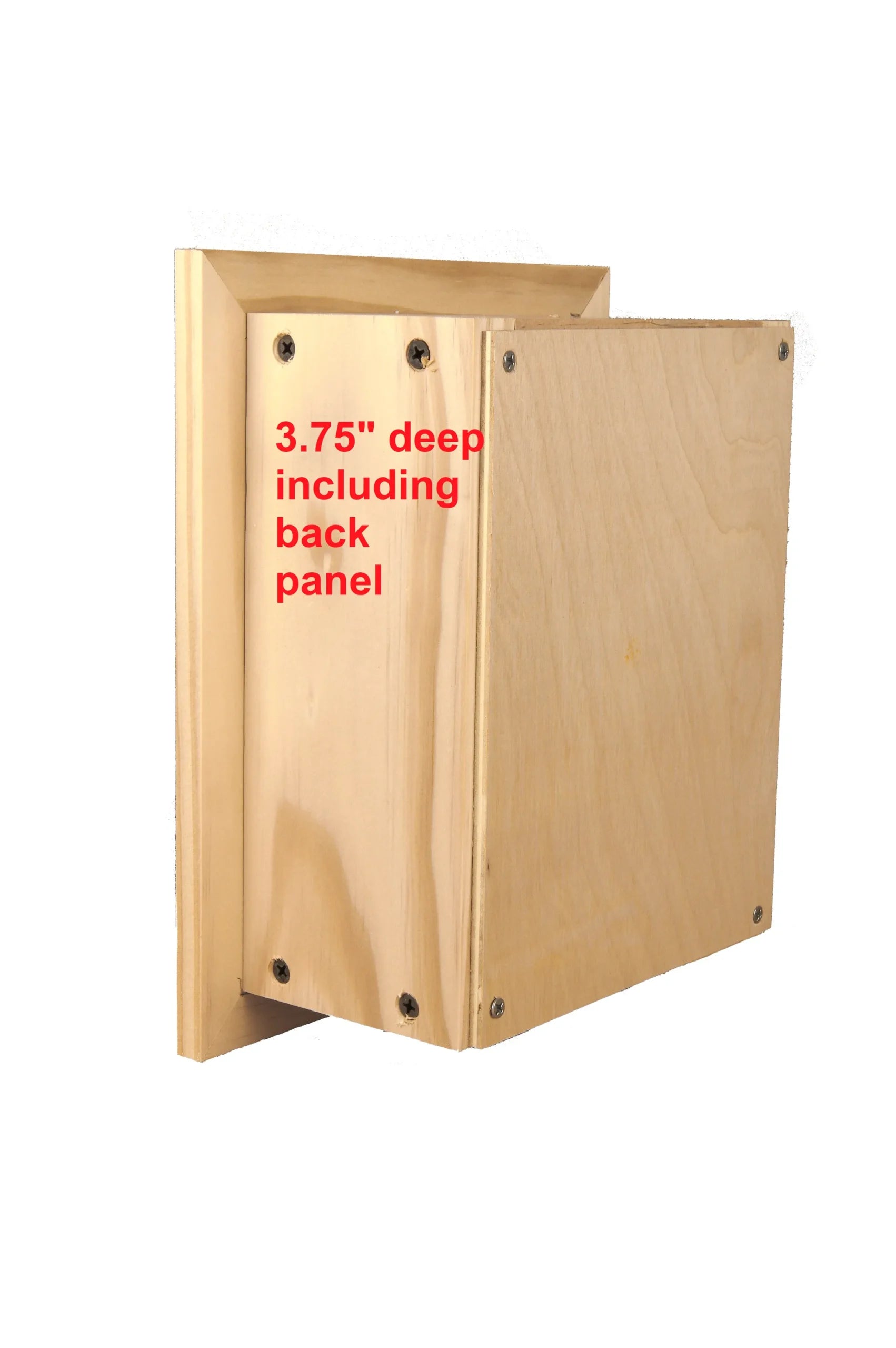 Haile Solid Wood Recessed Double Toilet Paper Holder with Shelf — view 3