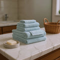 Set of Six Sea Cotton Quick Dry Terry Cloth Towels