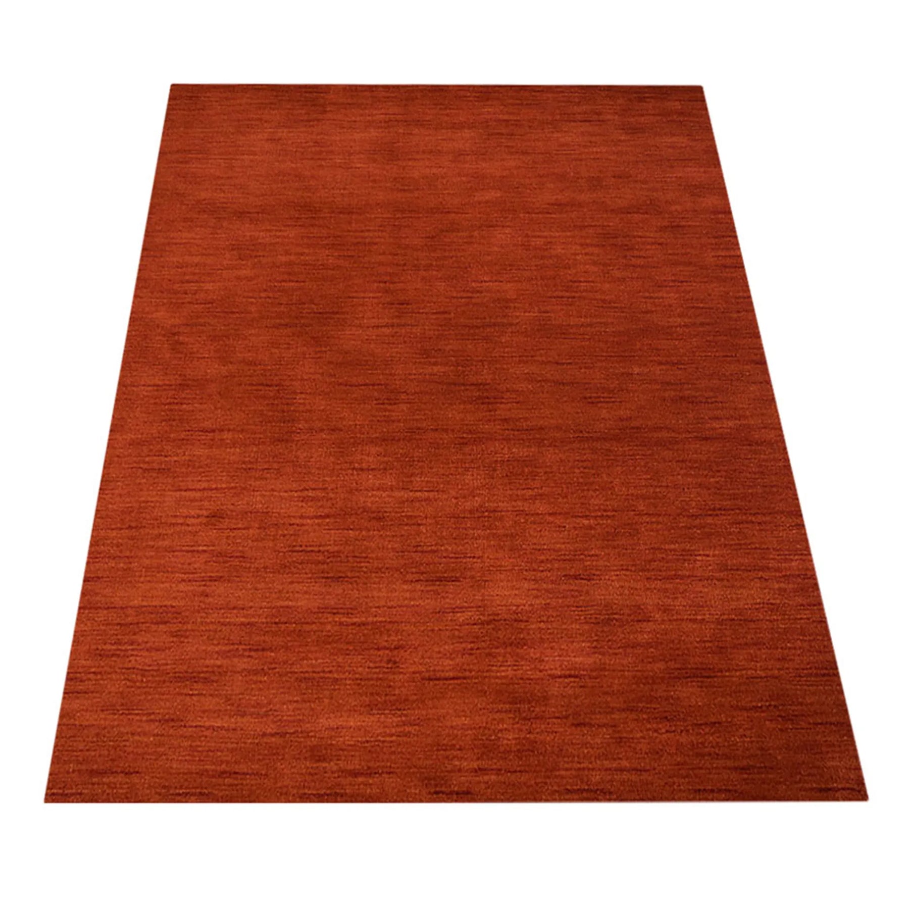 Rugsotic Carpets Hand Knotted Loom Wool Area Rug Solid — view 3