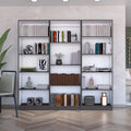 Bartow 3 Piece Living Room Set with 3 Bookcases