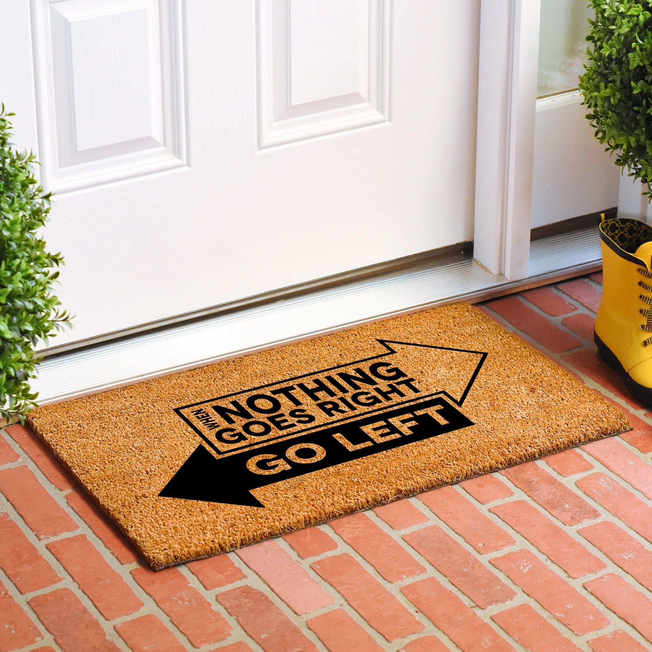 Calloway Mills Go Left Doormat — view 2