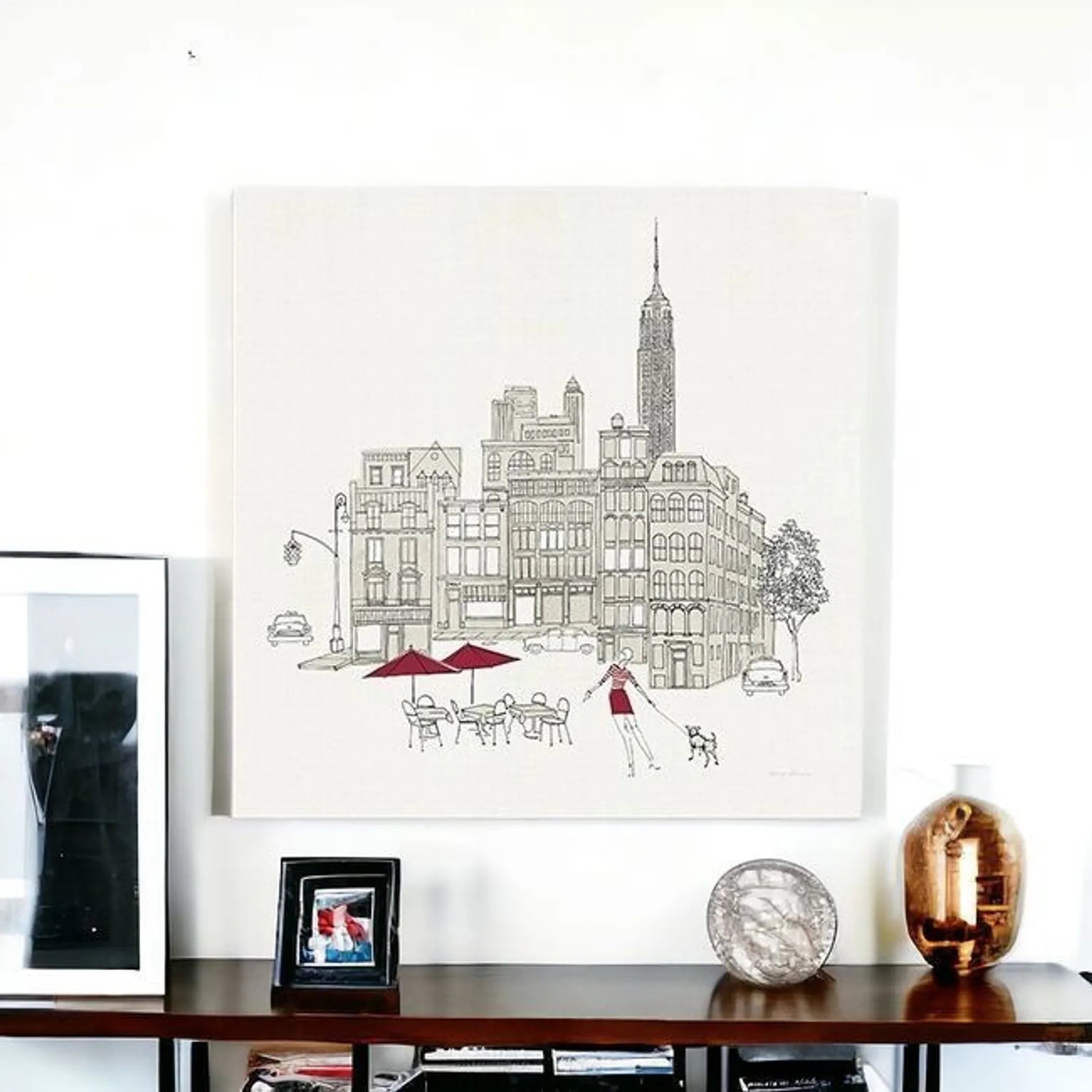 Nyc Cafline Work Unframed Print Wall Art — view 3
