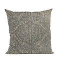 Plutus Blue Hidden Planet Medallion Luxury Throw Pillow