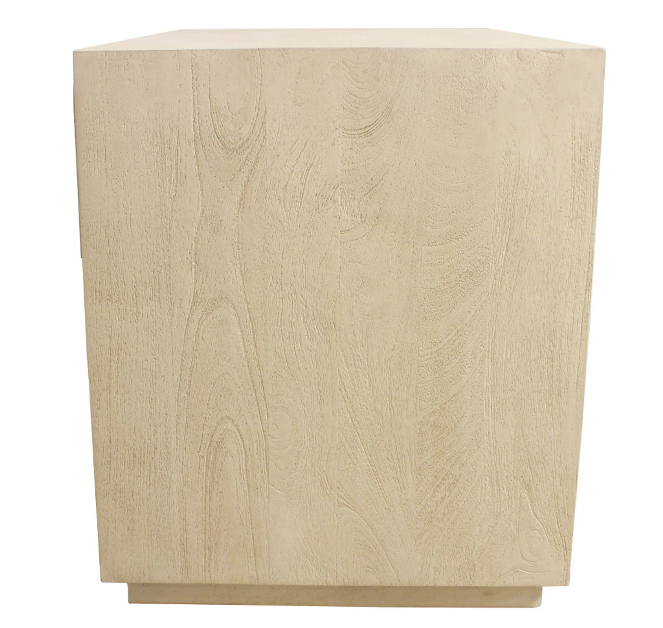 24″ Natural One Drawer Solid Wood Nightstand — view 4