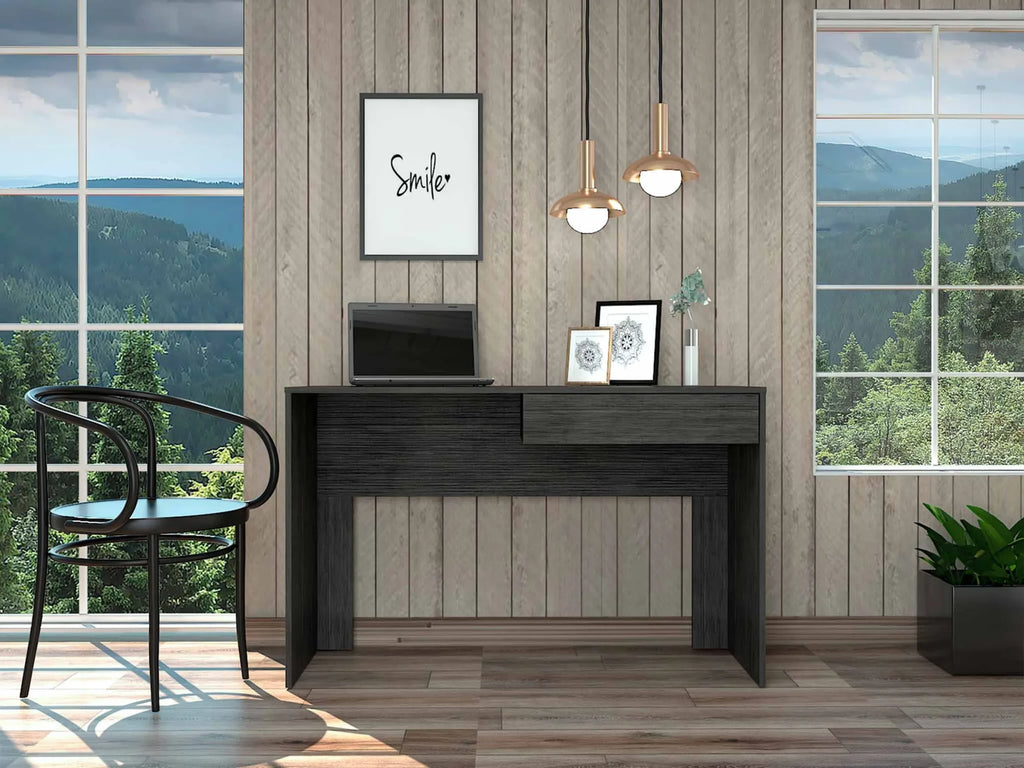 Acre Writing Computer Desk, One Drawer — view 4