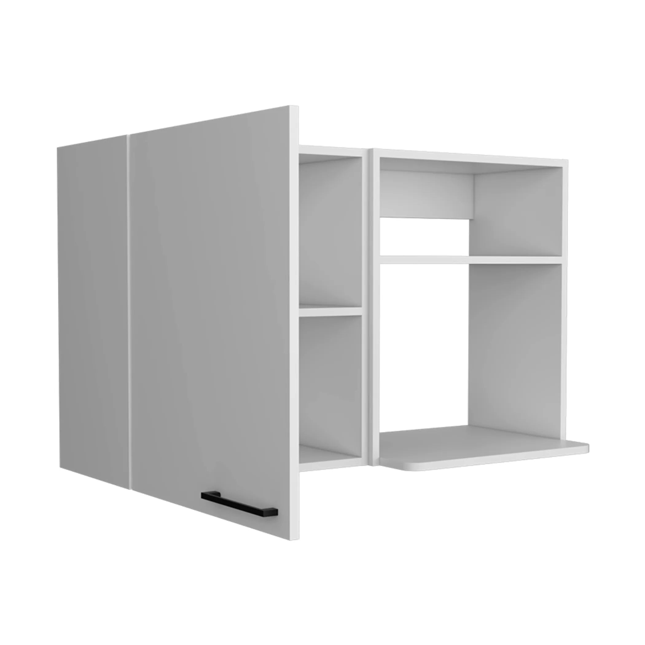 Wood Wall Mounted Accent Cabinet With Single Door — view 3