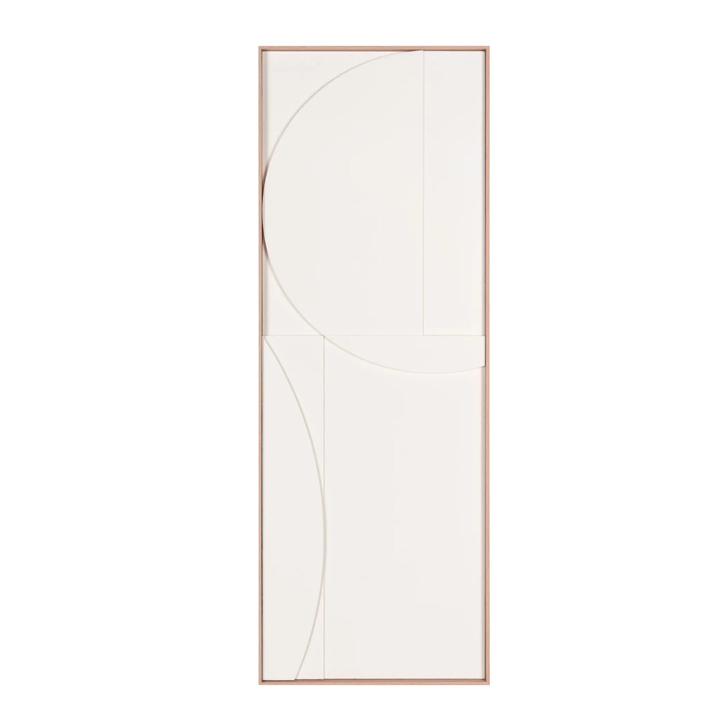 Minimalist Geo Brown Shadowbox Wall Art — view 2