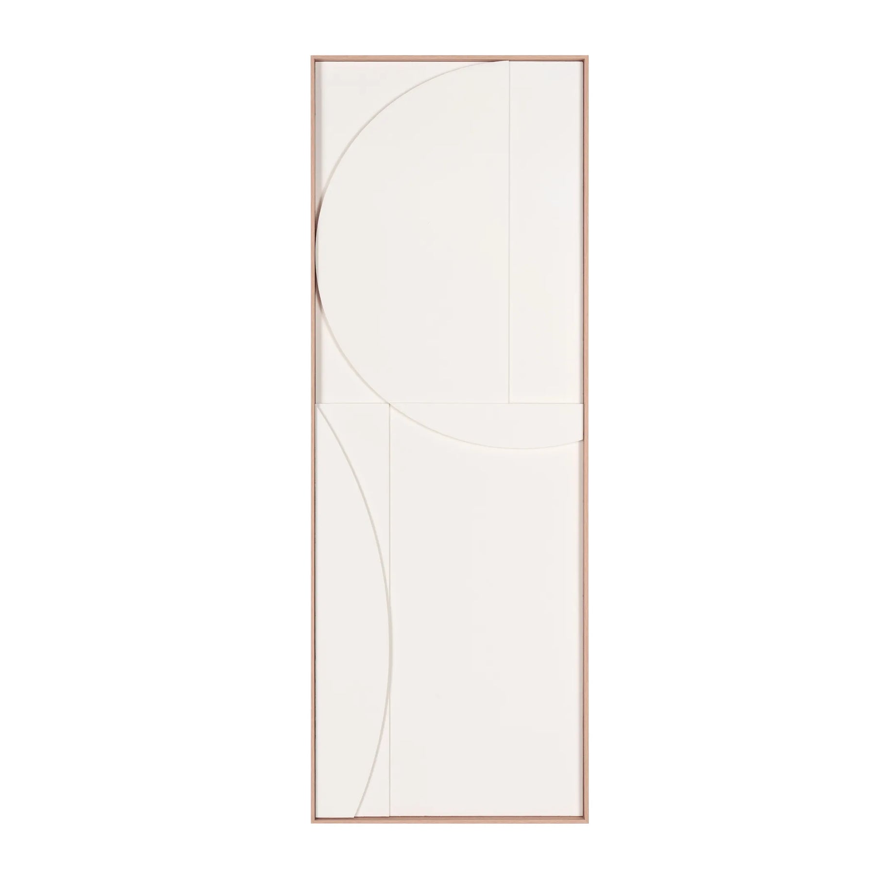 Minimalist Geo Brown Shadowbox Wall Art — view 2