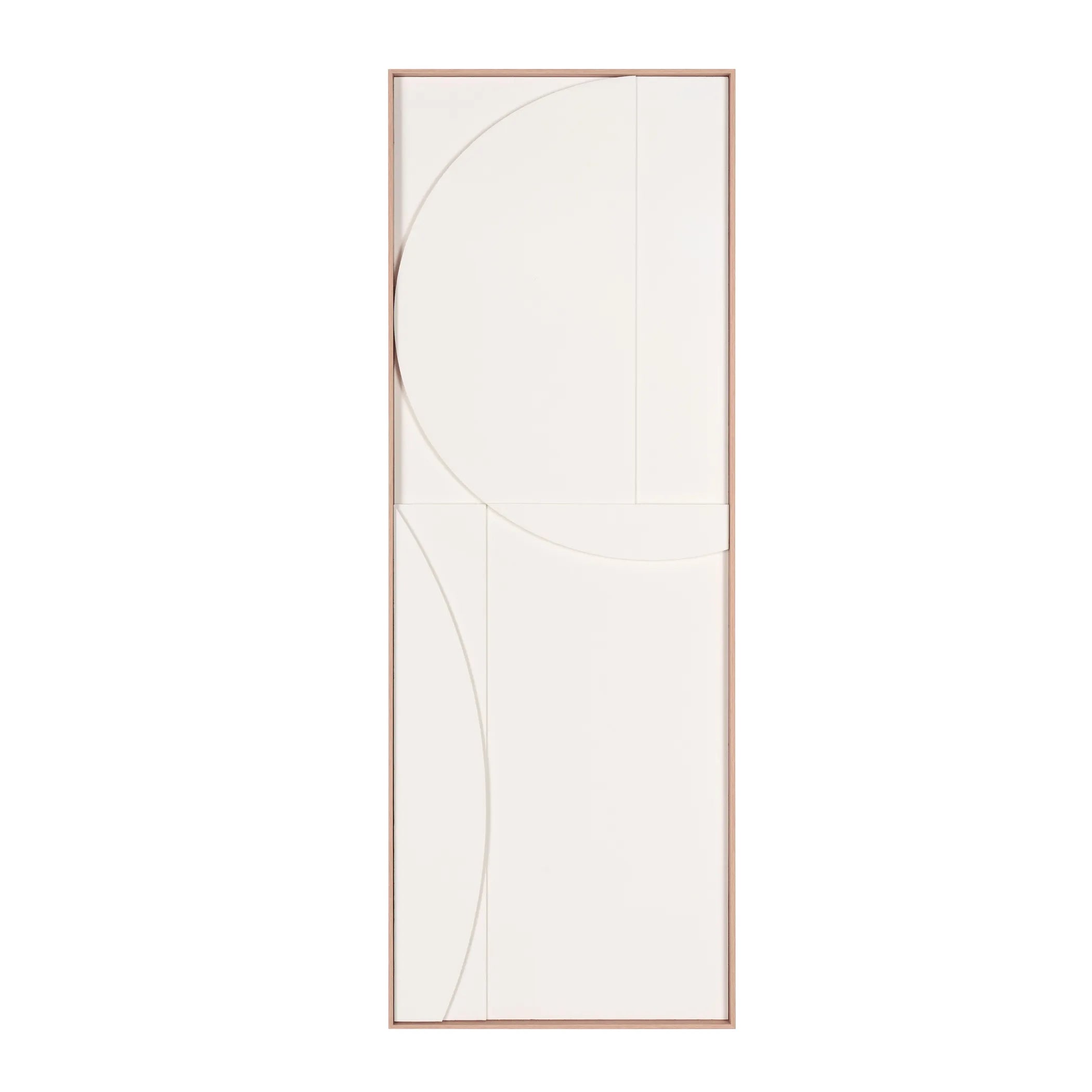 Minimalist Geo Brown Shadowbox Wall Art — view 2