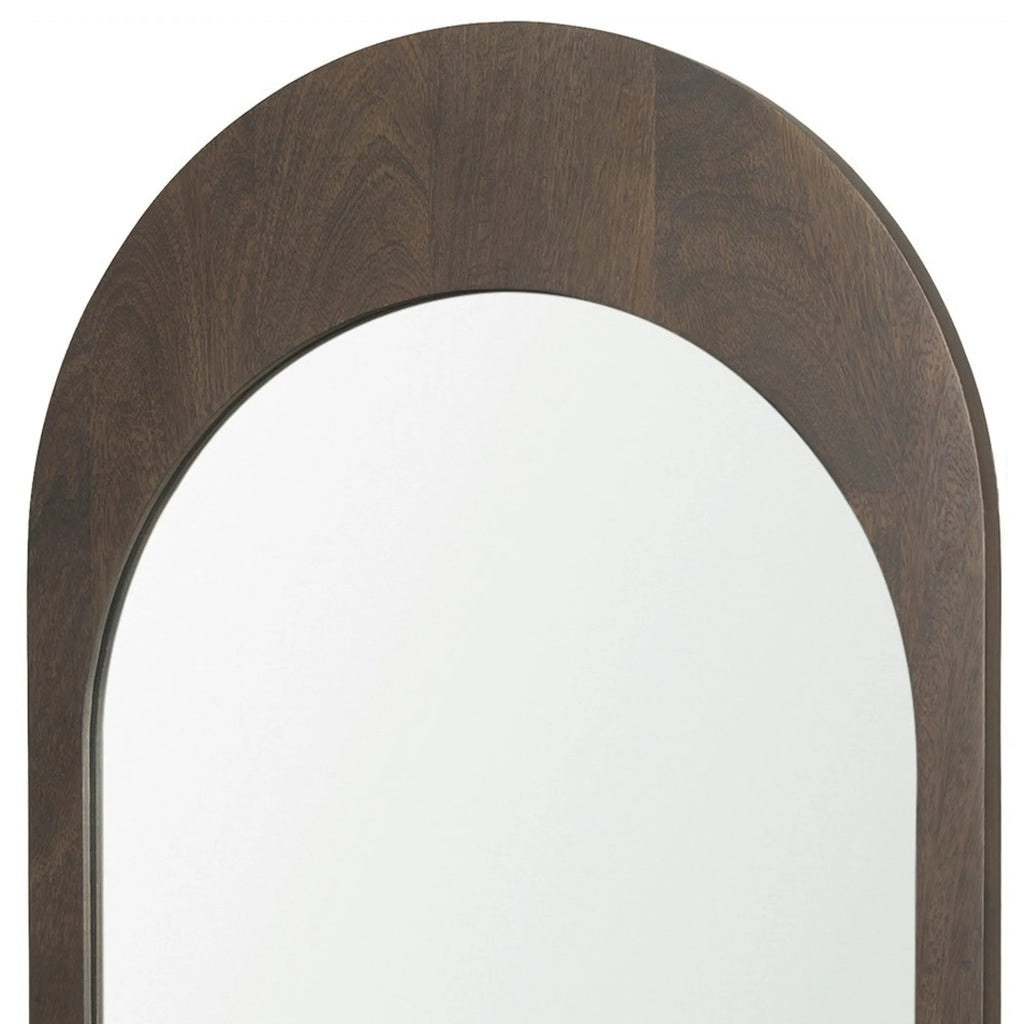 Wood Arch Framed Accent Mirror — view 3