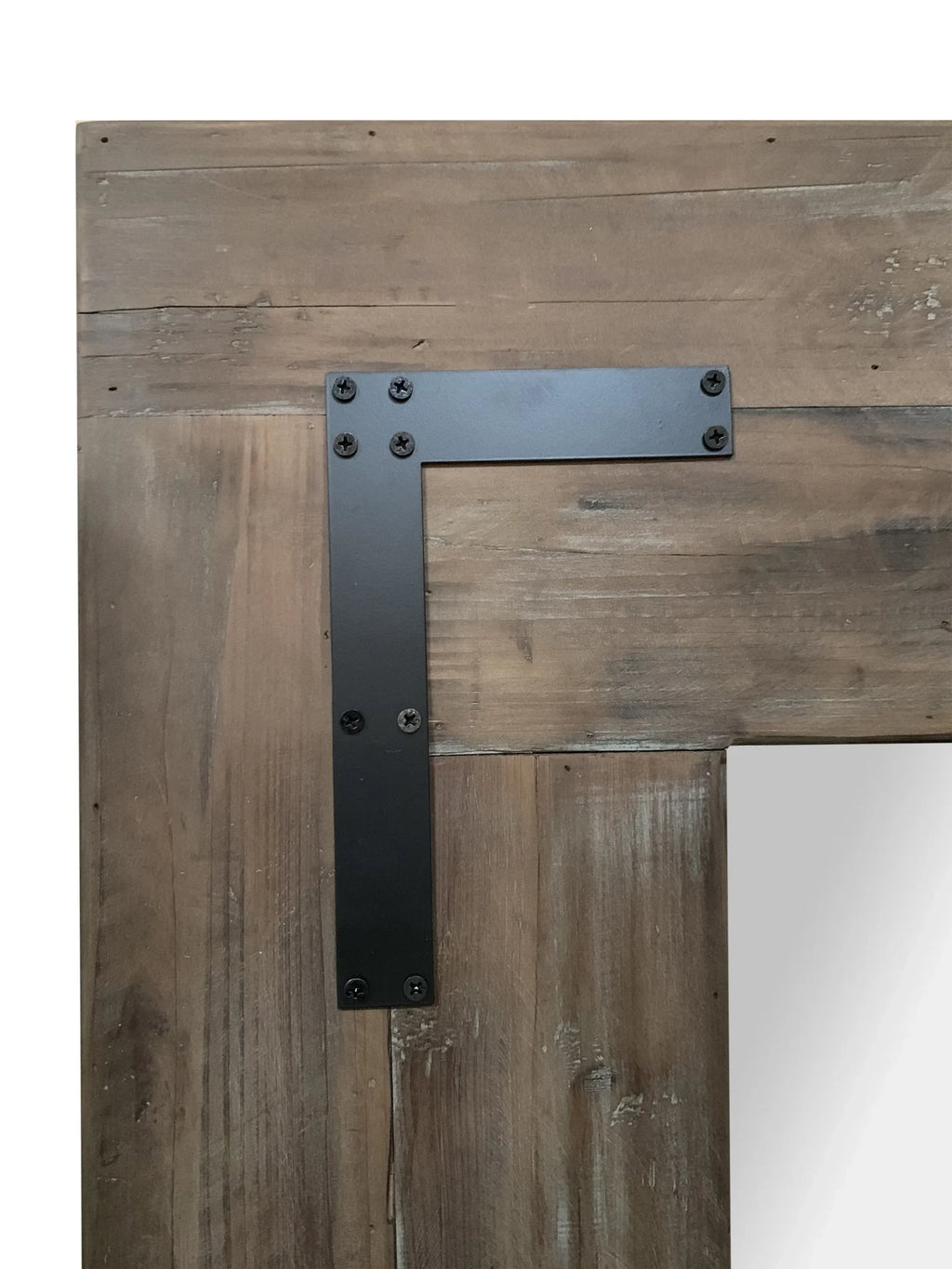 Wood Framed Leaning Accent Mirror — view 4