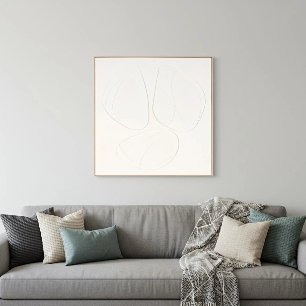 Geo Trio Brown Shadowbox Wall Art