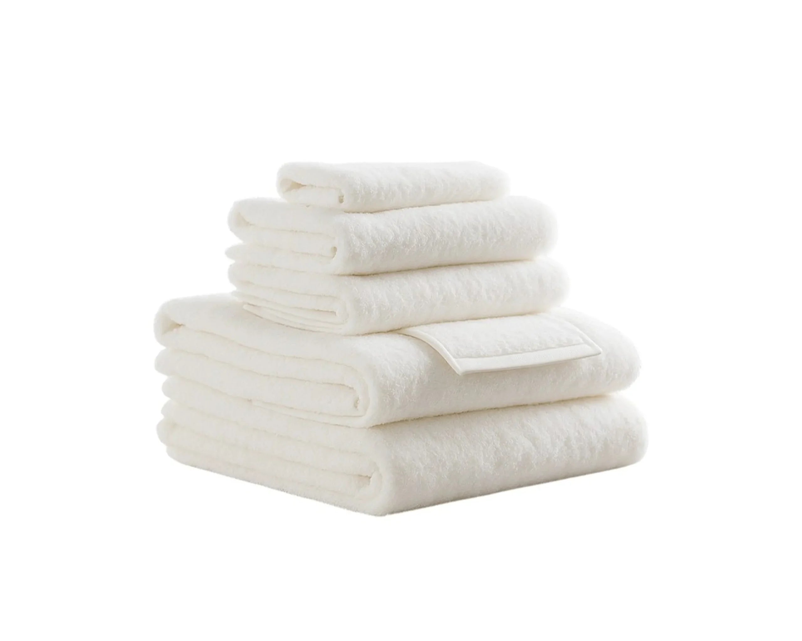 Set of Six Cotton Quick Dry Terry Cloth Towels — view 2
