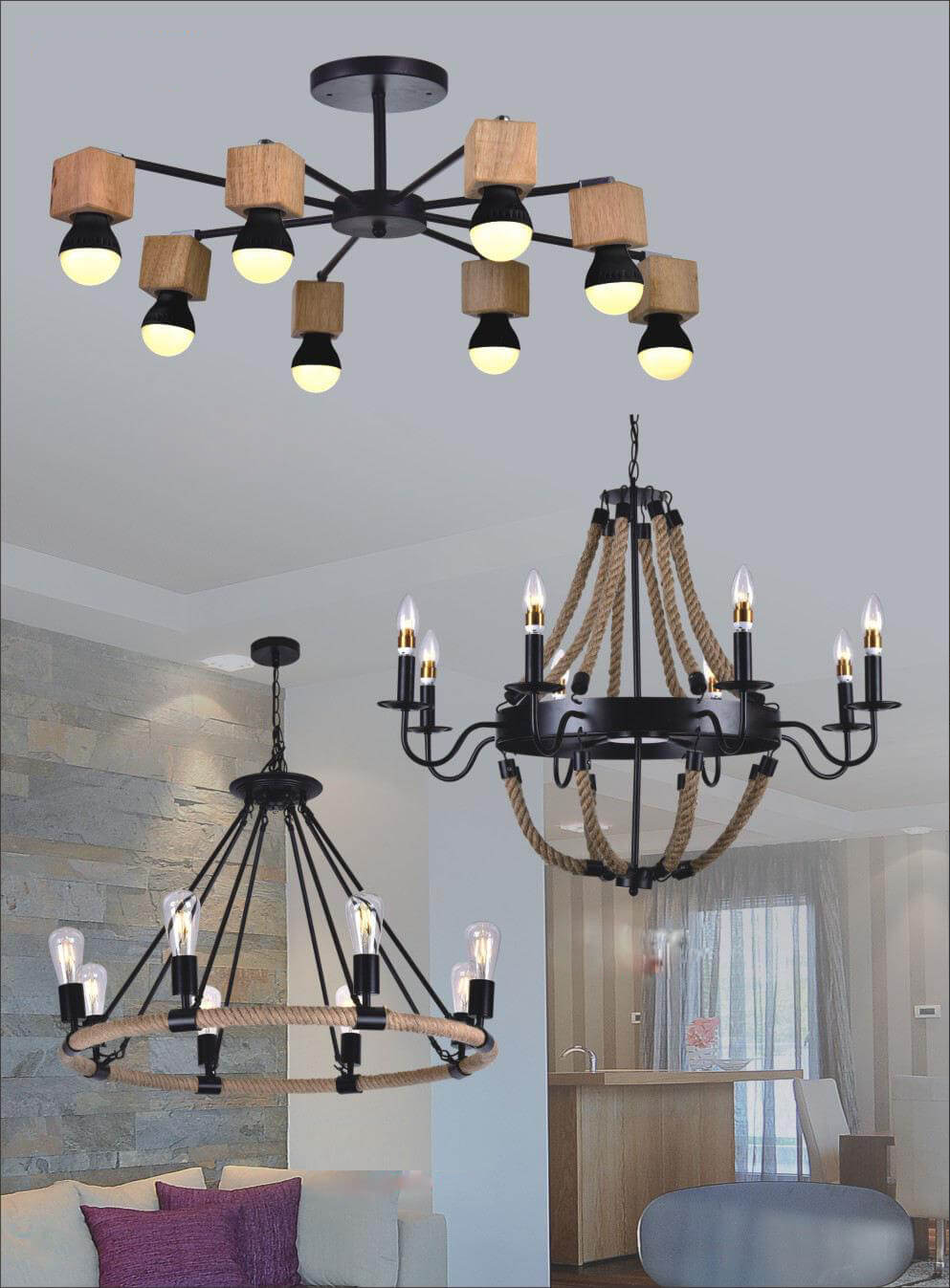 Pendant Light Tan Classic DTDT319 — view 2