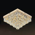 Flush Mount Ceiling Light Black Mam Crystal MOR01