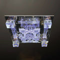 Flush Mount Ceiling Light Black Mam Crystal MOR26