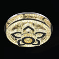 Flush Mount Ceiling Light Black Mam Crystal MOR27