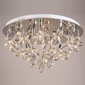 Flush Mount Ceiling Light Black Mam Crystal MOV05