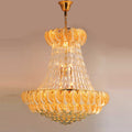 Living Room Pendant Light Black Chum Crystal PLK05