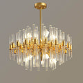 Living Room Pendant Light Black Chum Crystal PLK10