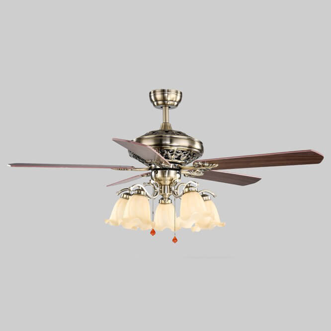 Chandelier Ceiling Fan with Light QDX02