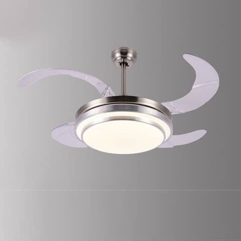 Retractable Blade Ceiling Fan with Light QDX32