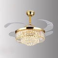 Retractable Blade Ceiling Fan with Light QDX33