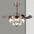 Retractable Blade Ceiling Fan with Light QDX35