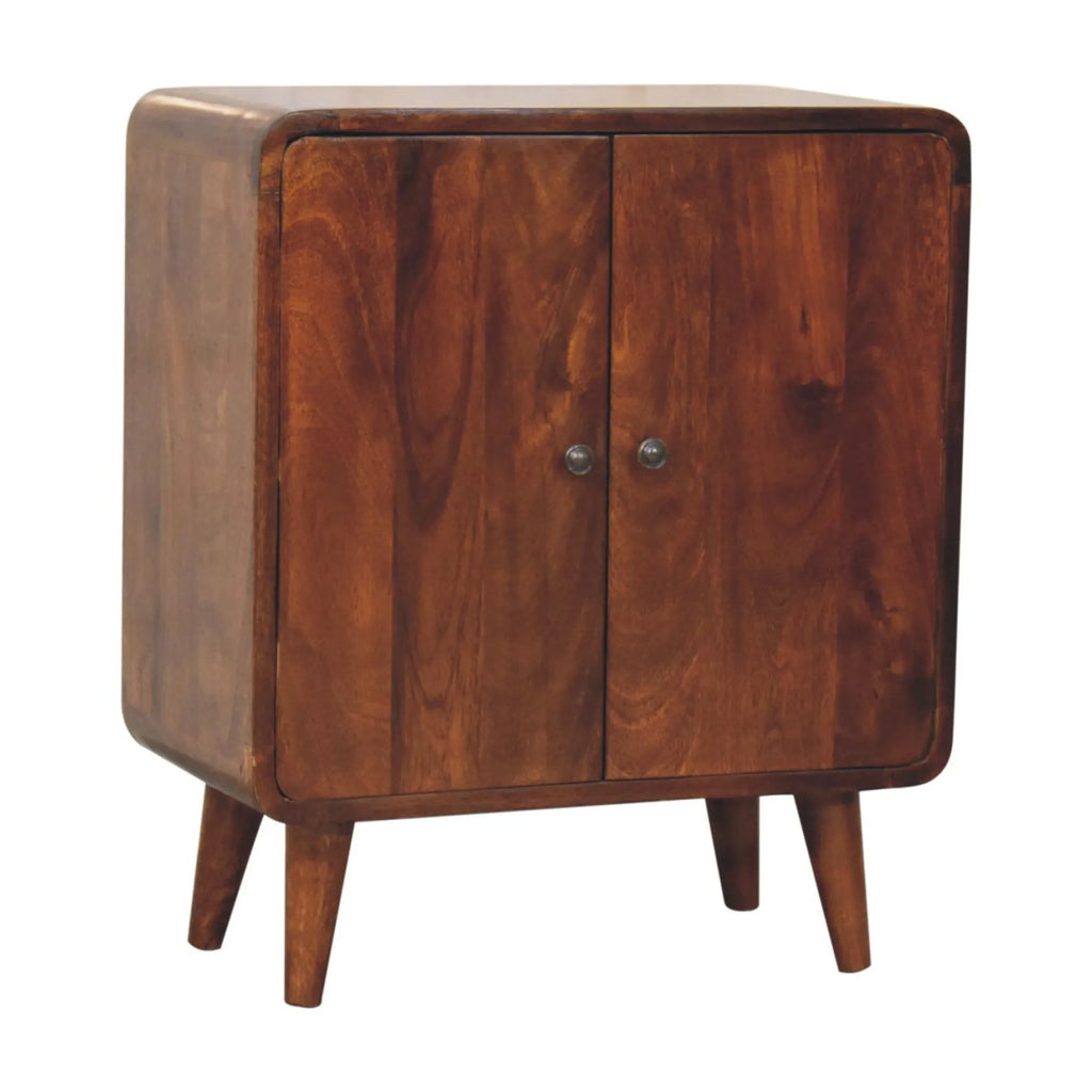 Solid Wood Accent Cabinet With Two Doors — view 4