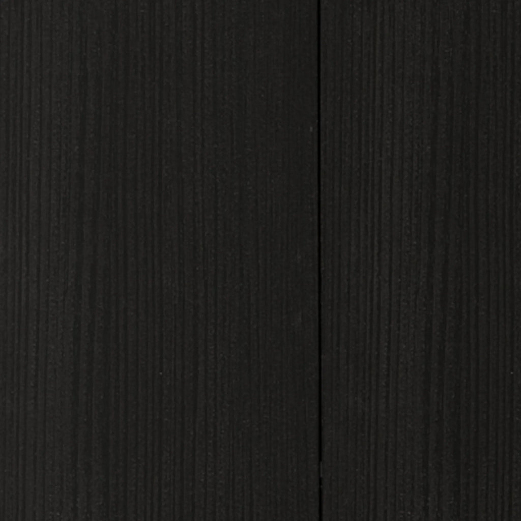 59″ Black Wood Wall mounted Accent Cabinet With Five Shelves — view 3