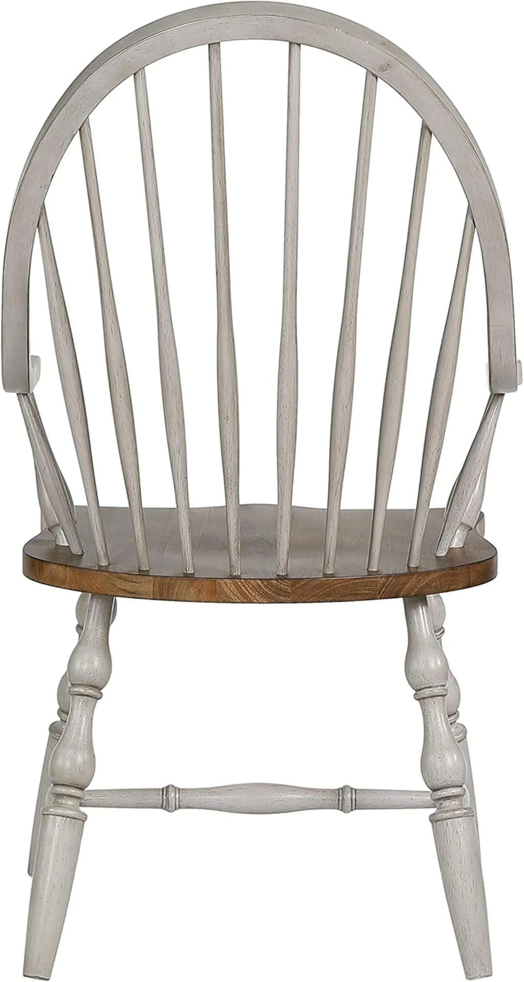 Sunset Trading Country Grove Windsor Spindleback Dining Chair with Arms | Fully Assembled Kitchen Armchair| Modern Farmhouse…