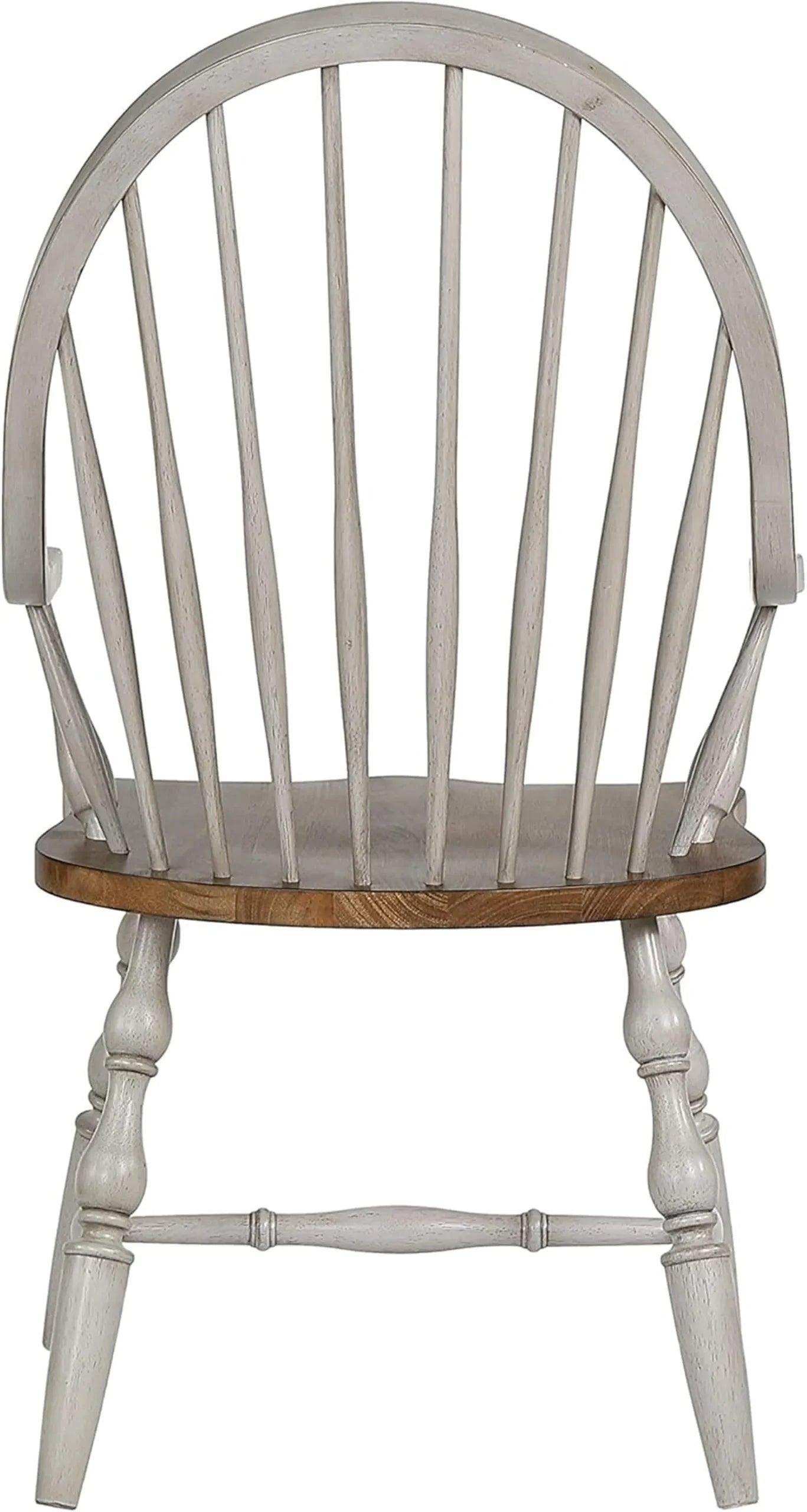 Sunset Trading Country Grove Windsor Spindleback Dining Chair with Arms | Fully Assembled Kitchen Armchair| Modern Farmhouse…
