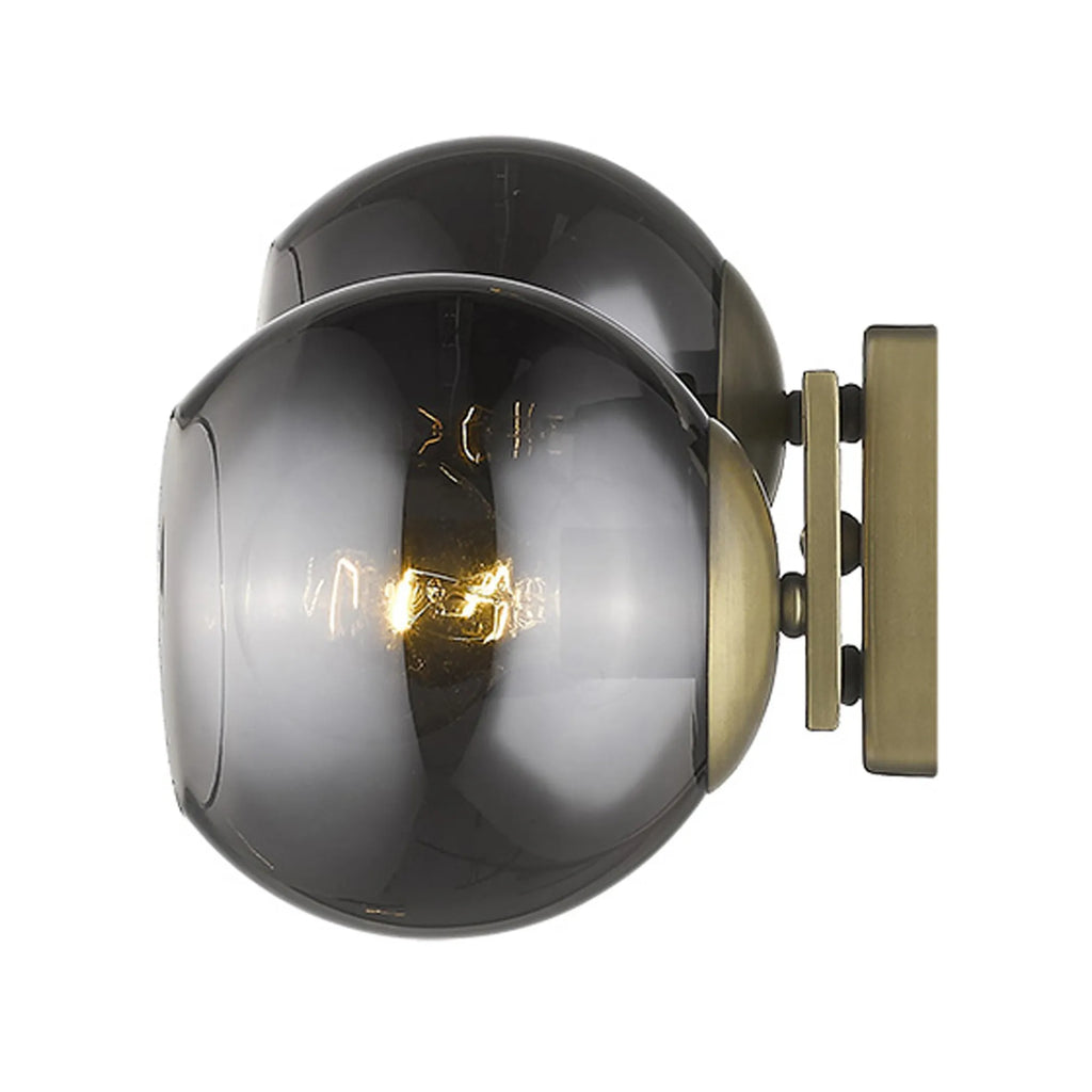 Lunette 2-Light Aged Brass Sconce — view 4