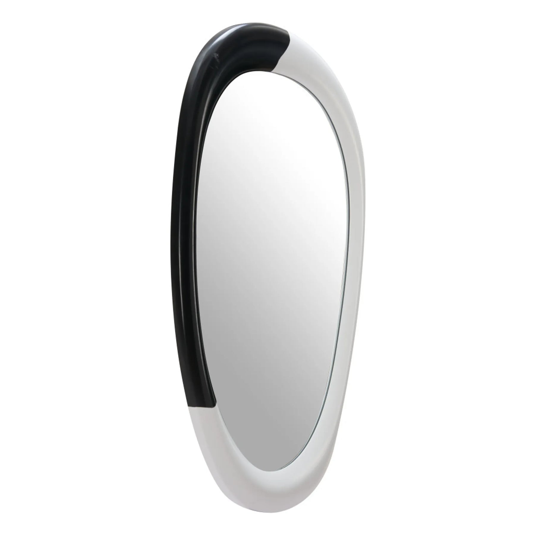 Steel Oval Geometric Framed Accent Mirror — view 4